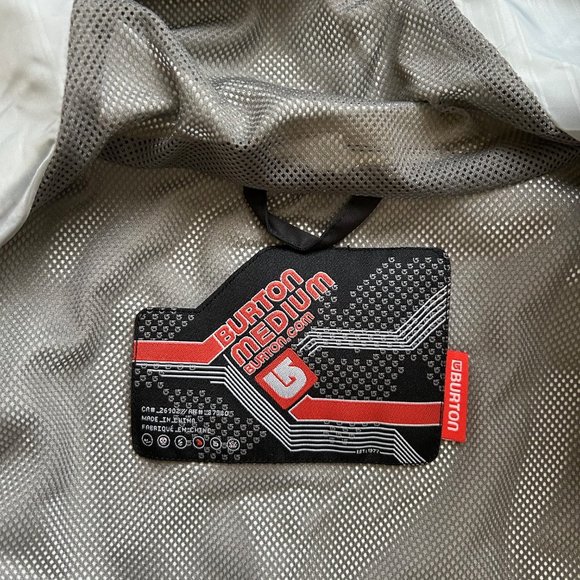 Burton mens snowboarding ski winter black jacket size Medium M - Picture 8 of 11